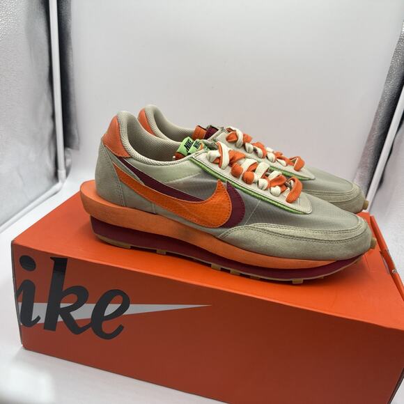 Size 11 - Nike sacai x Clot x LDWaffle Net Orange Blaze BS818 main image 5